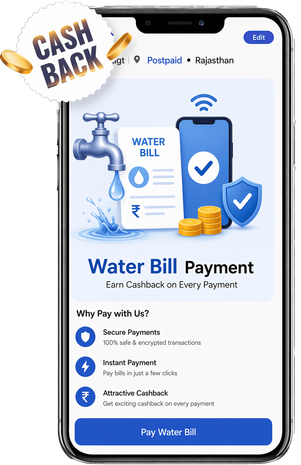 Water bill payment