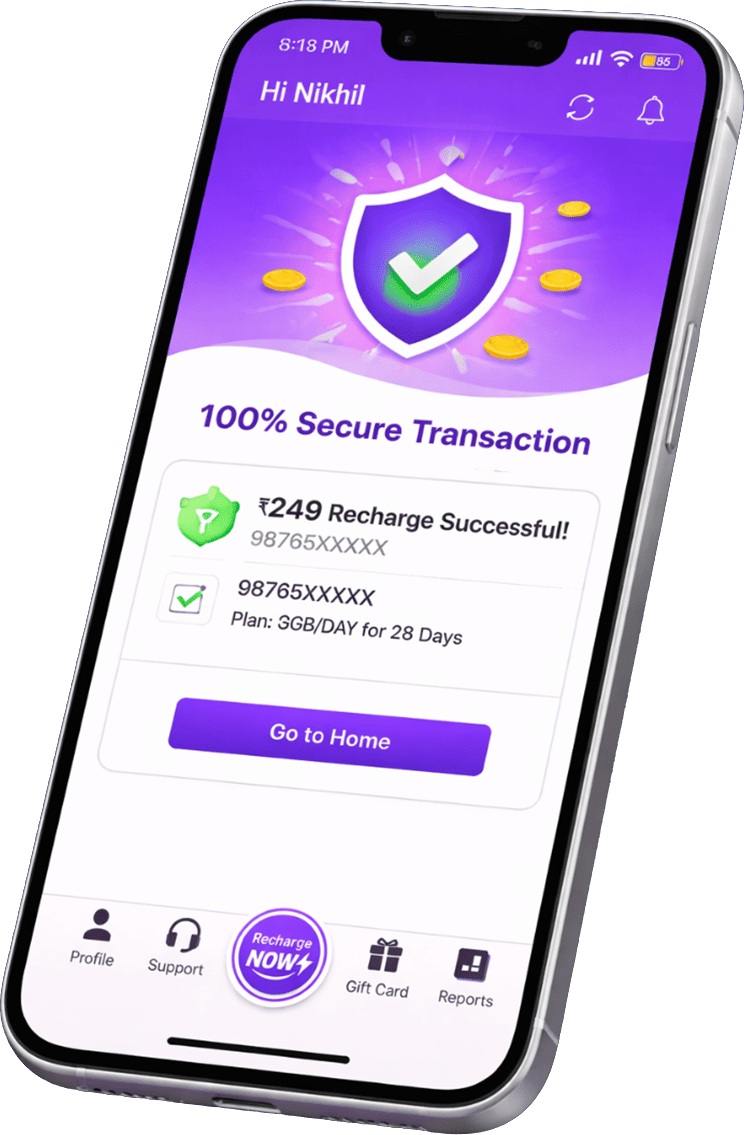 Mobile Recharge cashback app